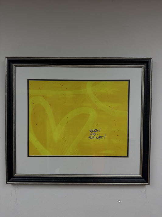 Born To Shine 30x30 Framed